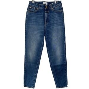 CLOSED Jeans Tapered Leg Womens Size‎ 26 Blue High Rise Italian Denim Stretch